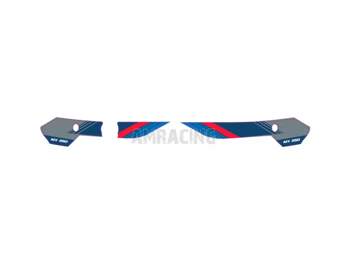 KIT DE ADHESIVOS LATERALES PARA PORTANÚMEROS 4T MX 250 TM MOTO MY26